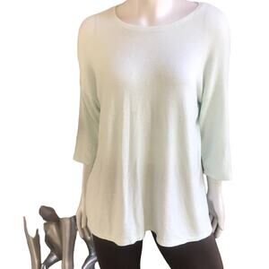 Torrid Super Soft Plush Mint Green 3/4 Sleeve Shirt Women's Size 0X
